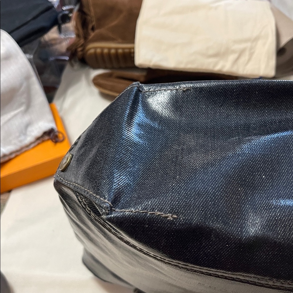 Jacobs By Marc Jacobs Colab Coated Denim Tote. - Picture 5 of 14